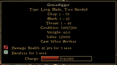 Gravedigger Tribunal Long Blade